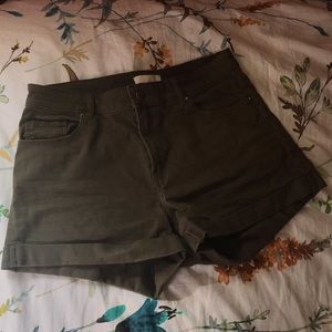 H&M Casual Green Shorts